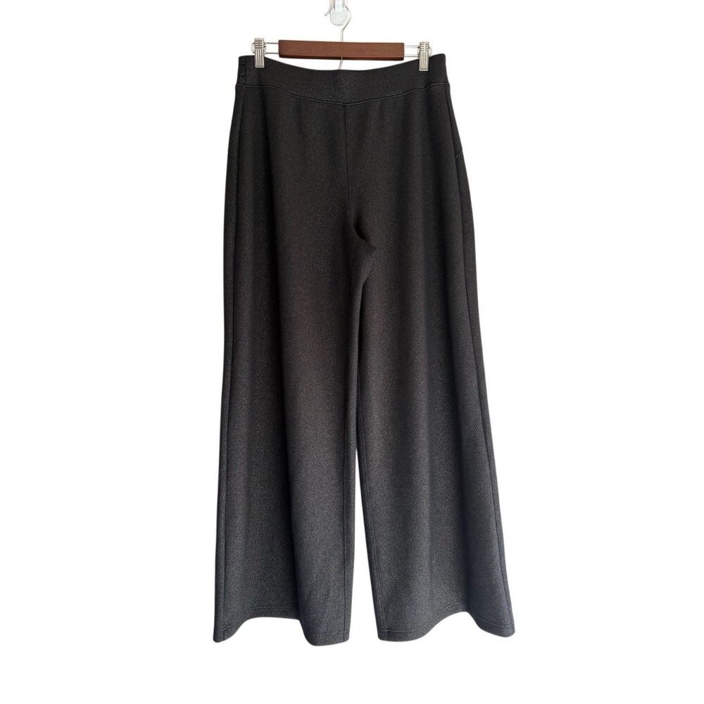 Spanx Air Essentials Wide Leg Shimmer Metallic Pull On Comfort Soft Size Large - Picture 2 of 16